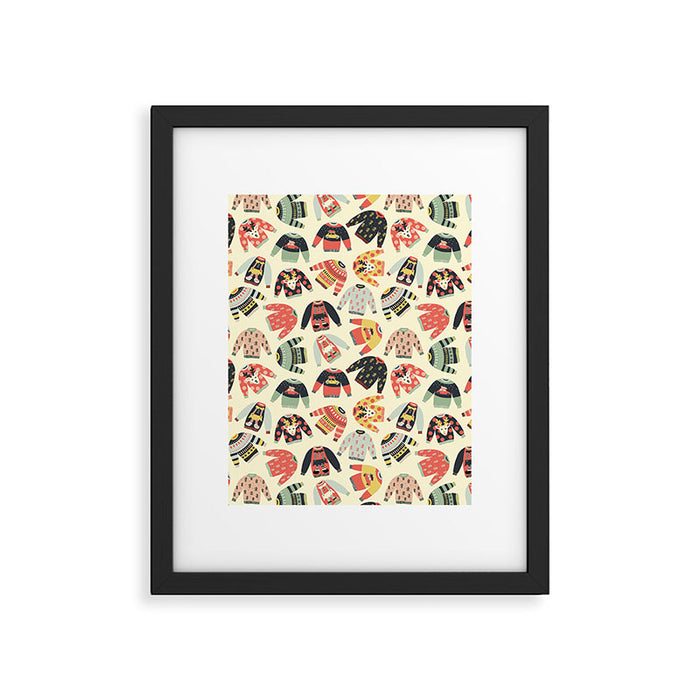 Ugly Christmas Sweaters Framed Art Print Gallery Image 1