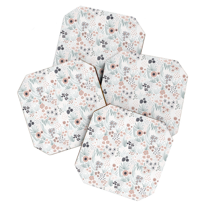 Winter Flower Meadow Coaster Gallery Image 1