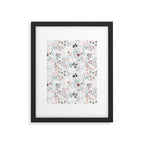Winter Flower Meadow Framed Art Print Gallery Image 6