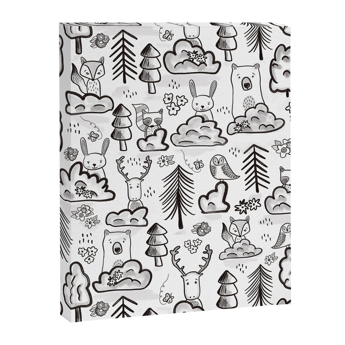 Woodland Animals Large Canvas Print Gallery Image 1