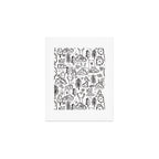 Woodland Animals Large Art Print Gallery Image 1
