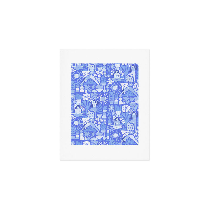 Yoga Blue Art Print Gallery Image 1
