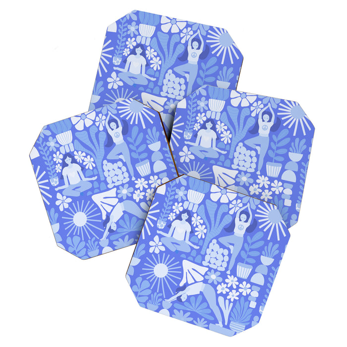 Yoga Blue Coaster Gallery Image 1