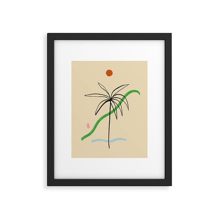 A SIMPLE TROPICAL DREAM Framed Art Print Gallery Image 1