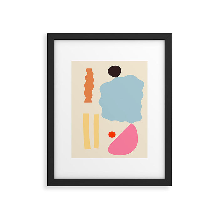 ABSTRACT PORTRAIT OF ALYONA Framed Art Print Gallery Image 1