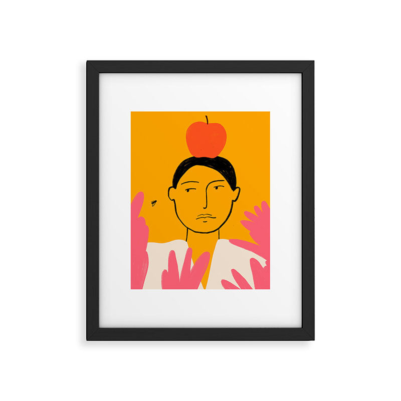 APPLE AND FLY Framed Art Print Gallery Image 5