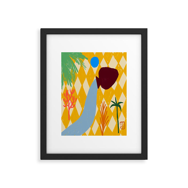 AQUARIUS Framed Art Print Gallery Image 4