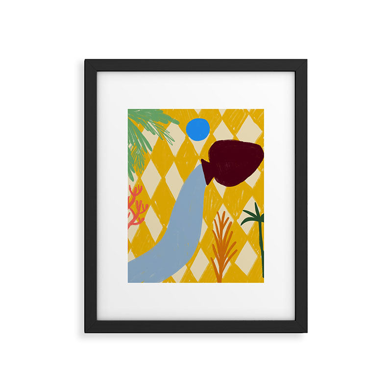 AQUARIUS Framed Art Print Gallery Image 6
