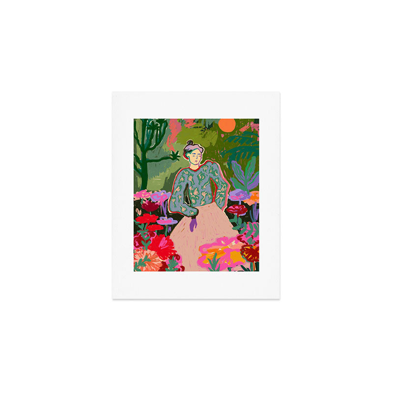 AUTUMN WALK IN THE FOREST Art Print Gallery Image 1