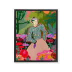 AUTUMN WALK IN THE FOREST Framed Canvas Print Gallery Image 3