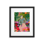 AUTUMN WALK IN THE FOREST Framed Art Print Gallery Image 4