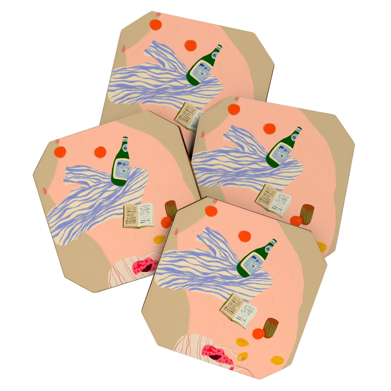 BEACH PICNIC Coaster Gallery Image 1