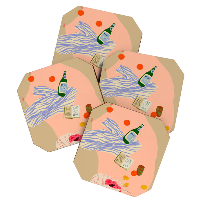 BEACH PICNIC Coaster Gallery Image 1