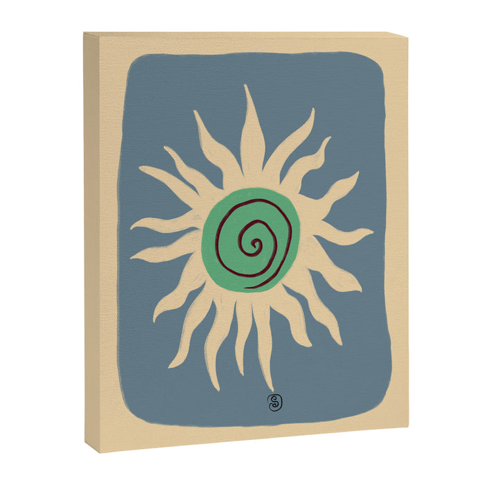 BLUE SUN Canvas Print Gallery Image 1