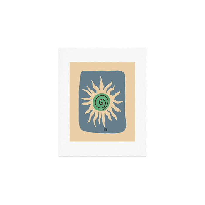 BLUE SUN Art Print Gallery Image 1