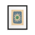 BLUE SUN Framed Art Print Gallery Image 5