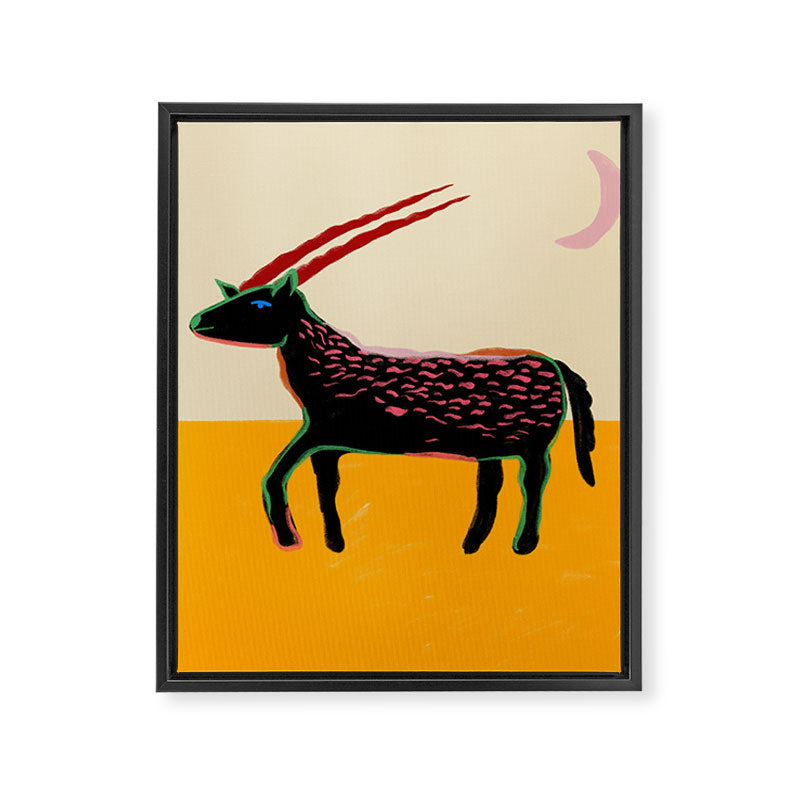CAPRICORN Framed Canvas Print Gallery Image 3