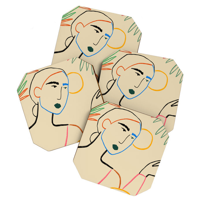 COFFEE IN THE GARDEN Coaster Gallery Image 1