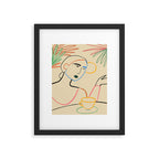 COFFEE IN THE GARDEN Framed Art Print Gallery Image 5