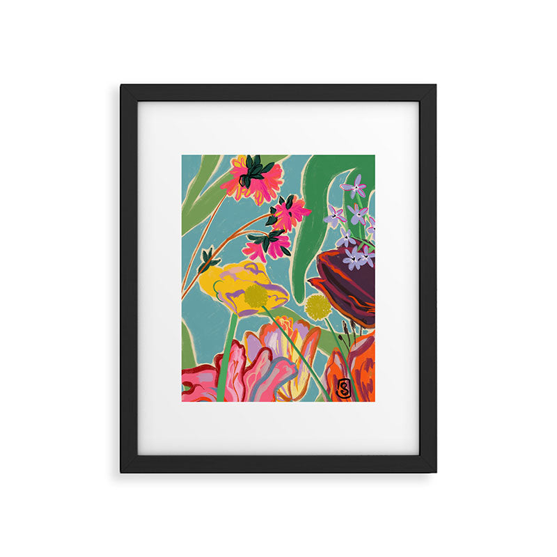 COLOURFUL TULIPS MEDITATION Framed Art Print Gallery Image 5
