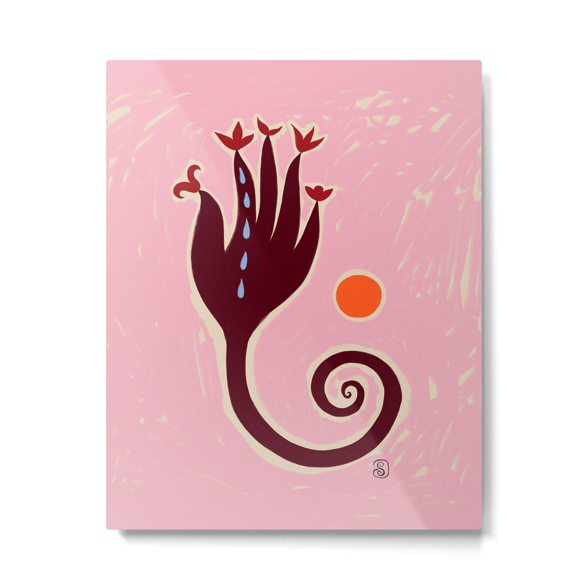 CRYING HAND Metal Print Gallery Image 6