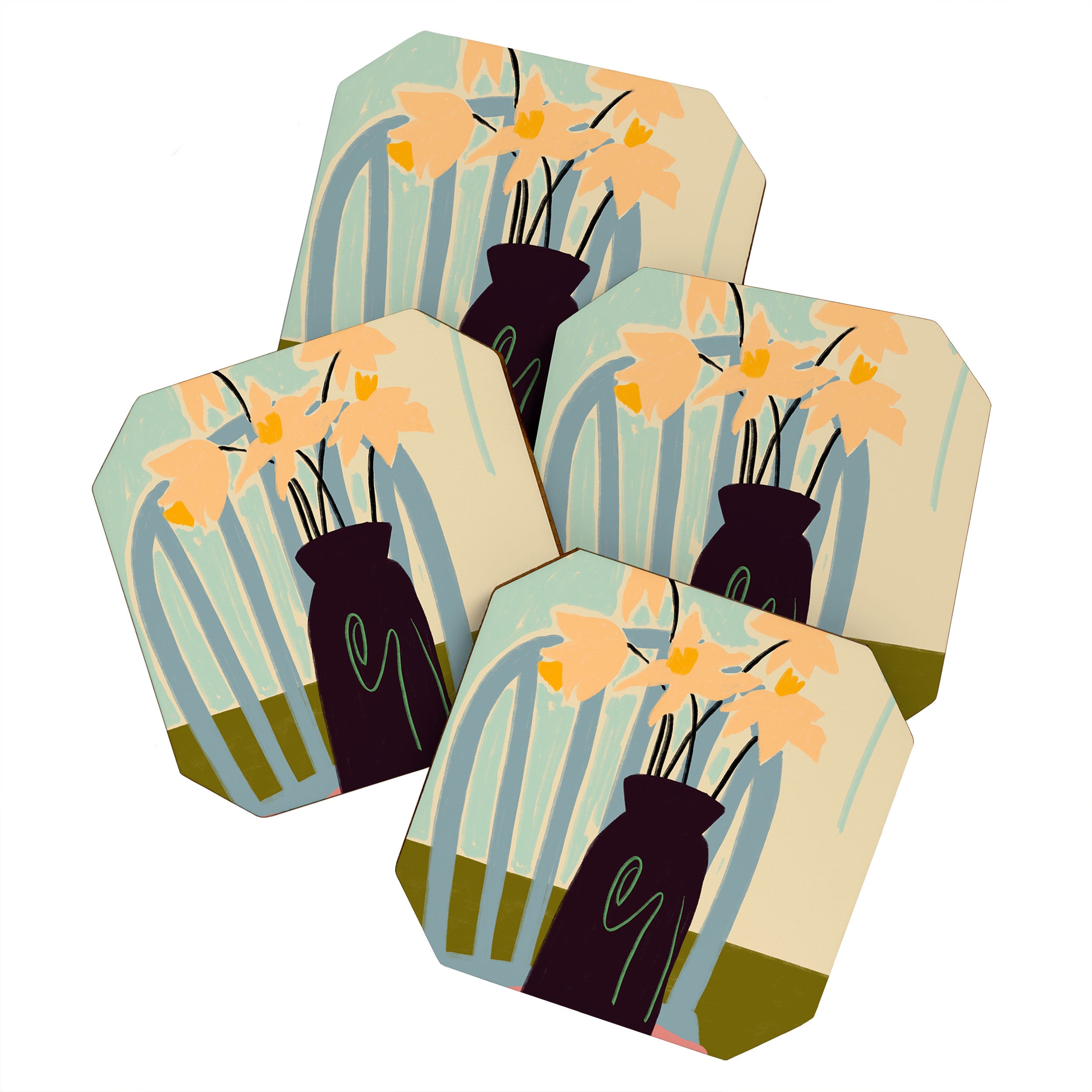 DAFFODILS Coaster Gallery Image 1