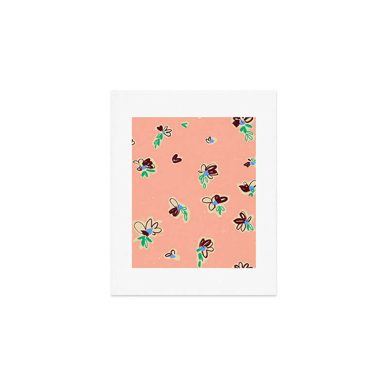 EASY ELEGANCE floral pattern Art Print Gallery Image 1