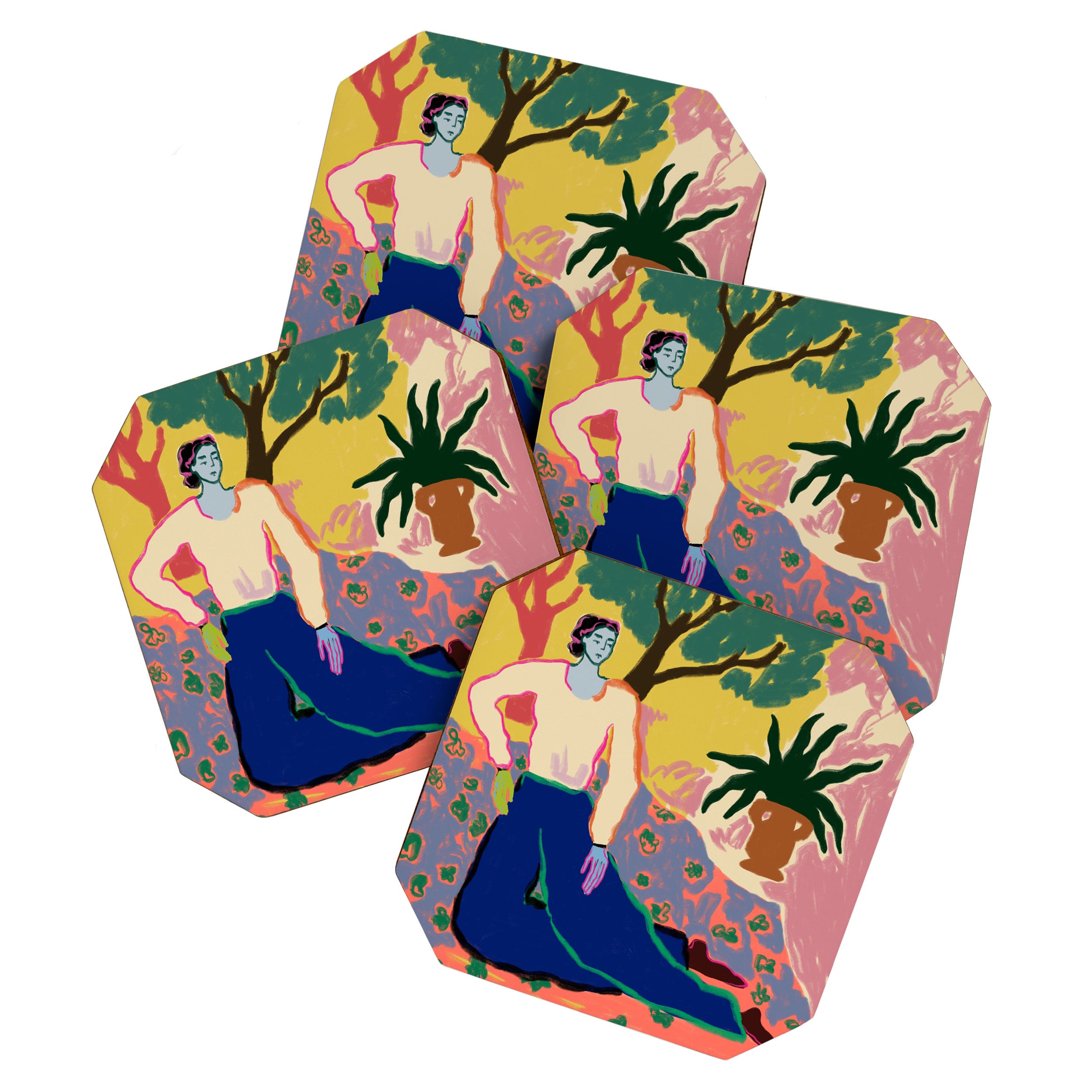 FEELING BLUE Coaster Gallery Image 1
