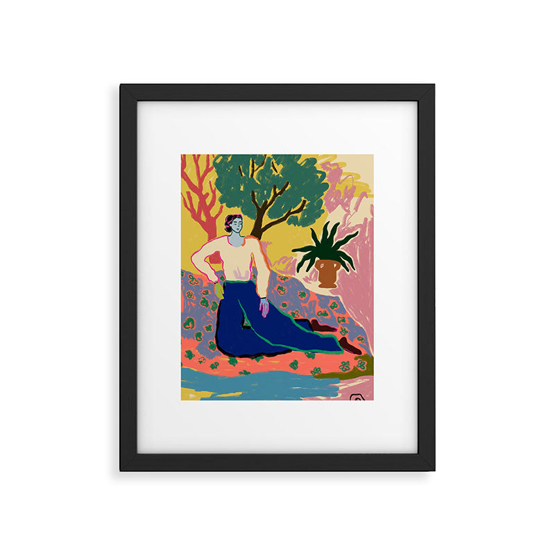 FEELING BLUE Framed Art Print Gallery Image 5
