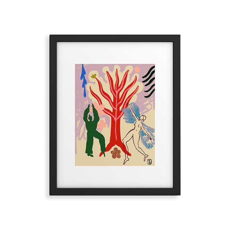 FIRE TREE DANCE Framed Art Print Gallery Image 5