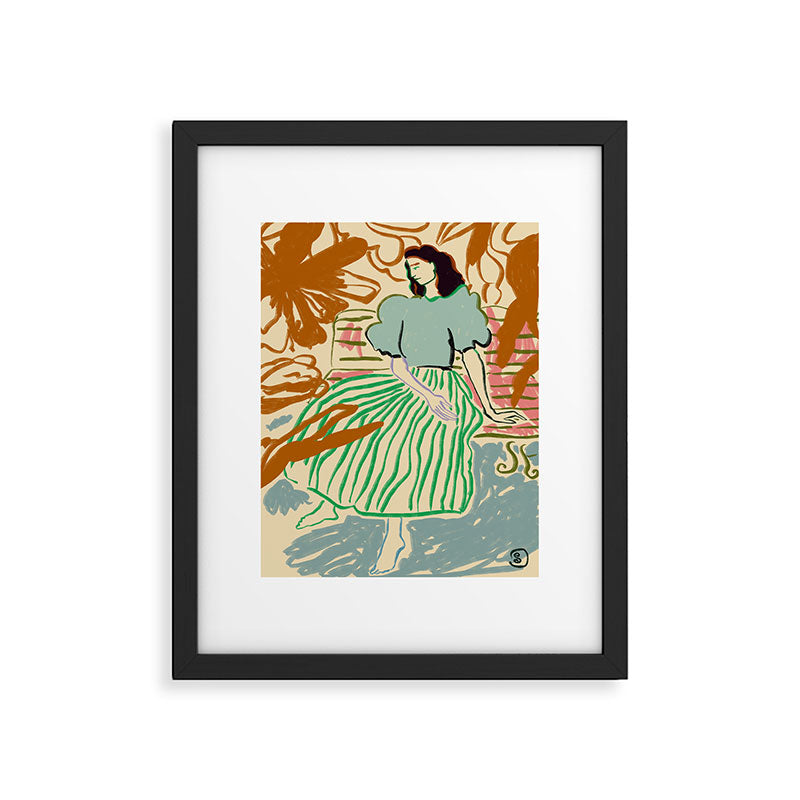 FIRST WARM DAY AFTER WINTER Framed Art Print Gallery Image 5
