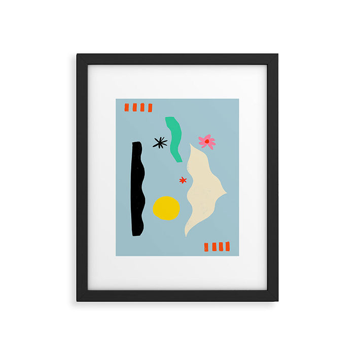 FLOWER EYES Framed Art Print Gallery Image 1