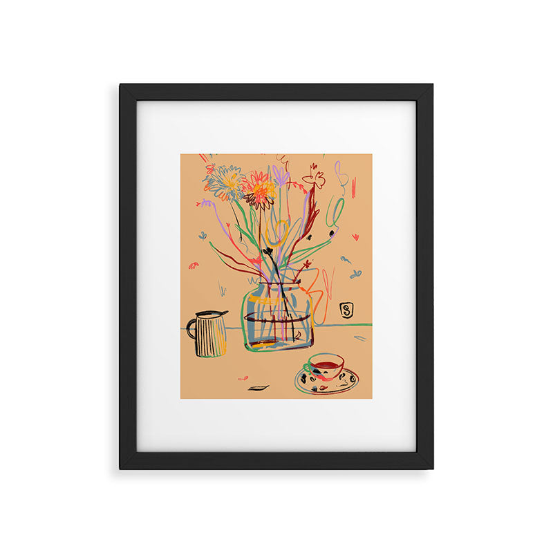 FLOWER FESTIVAL Framed Art Print Gallery Image 4
