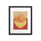 FRUIT AND FLOWER BOWL Framed Art Print Gallery Image 5