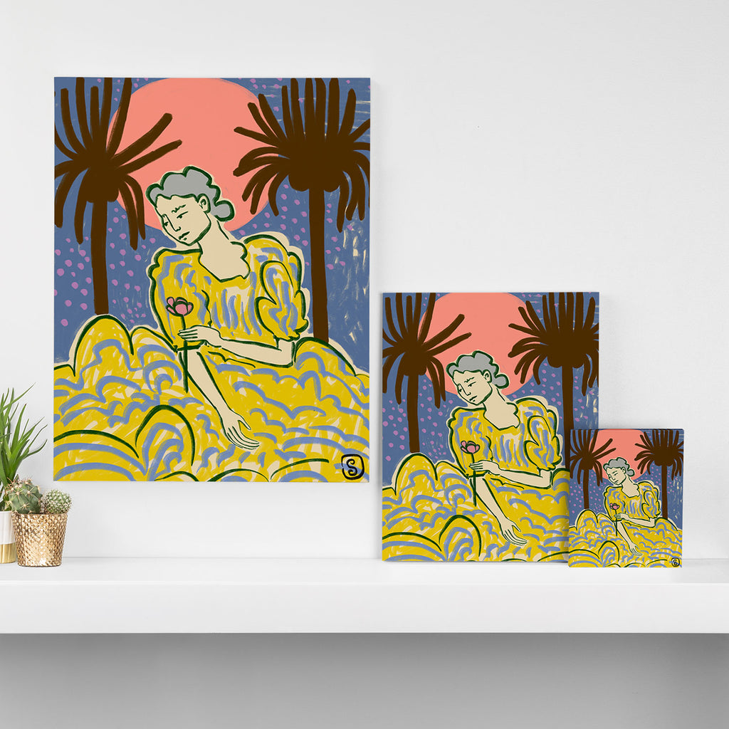 FULL MOON Canvas Print Gallery Image 3