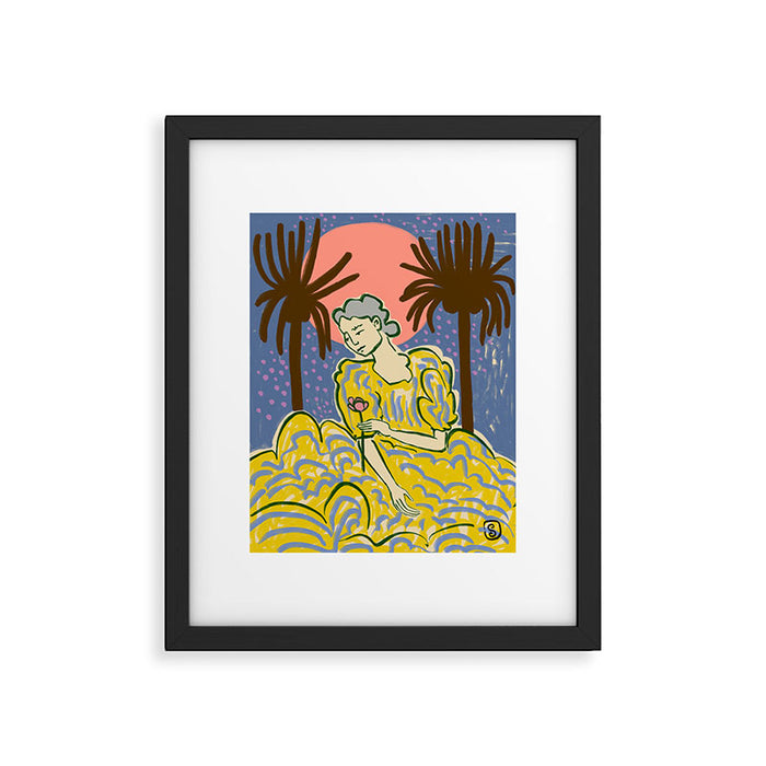 FULL MOON Framed Art Print Gallery Image 1