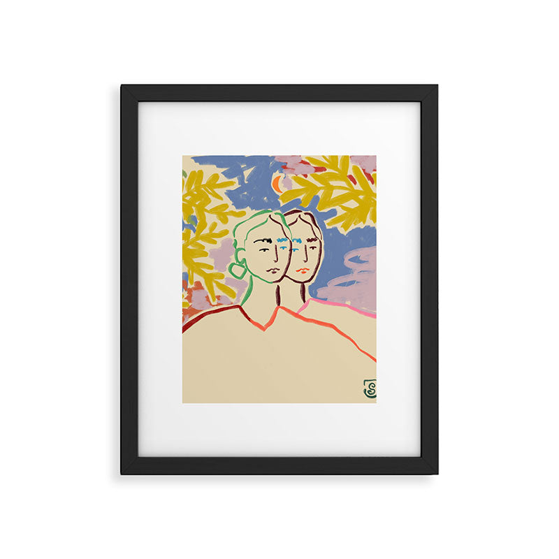 GEMENI Framed Art Print Gallery Image 6