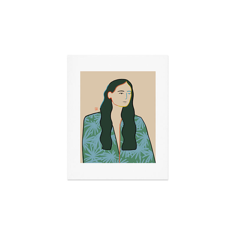 GIRL IN LOVE Art Print Gallery Image 1