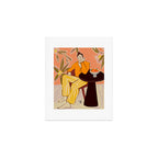 GIRL WITH ORANGES Art Print Gallery Image 1