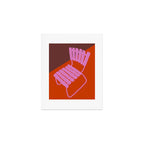 GON FOR A WALK RED Art Print Gallery Image 1
