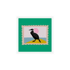 great cormorant stamp Art Print Gallery Image 1