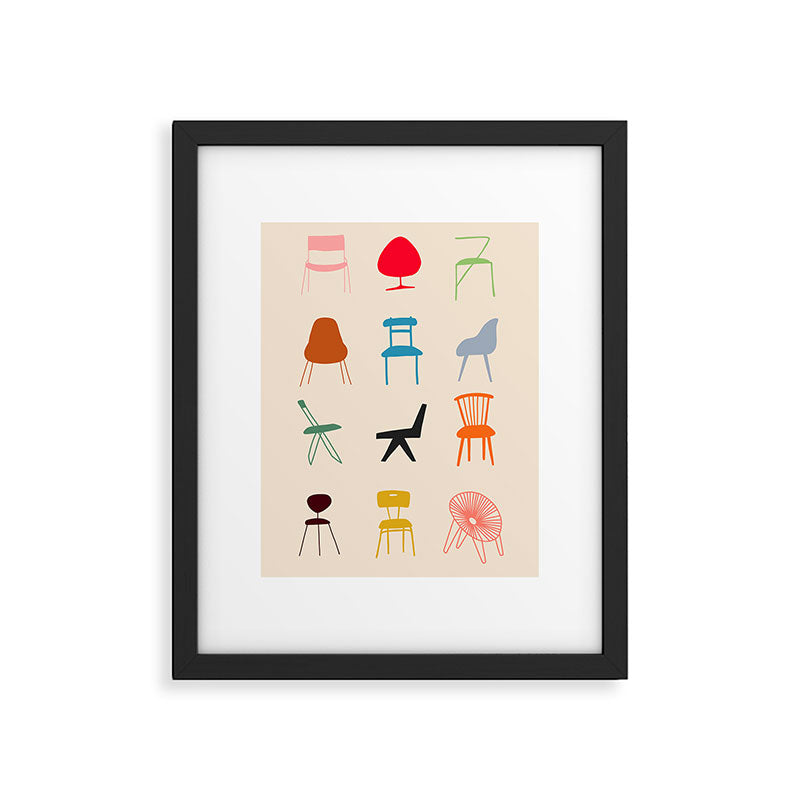 HAVE A SEAT Framed Art Print Gallery Image 5