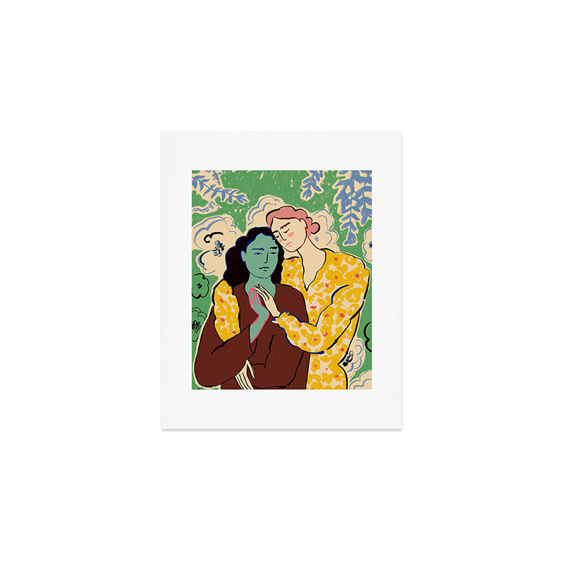 HOLDING HANDS Art Print Gallery Image 1