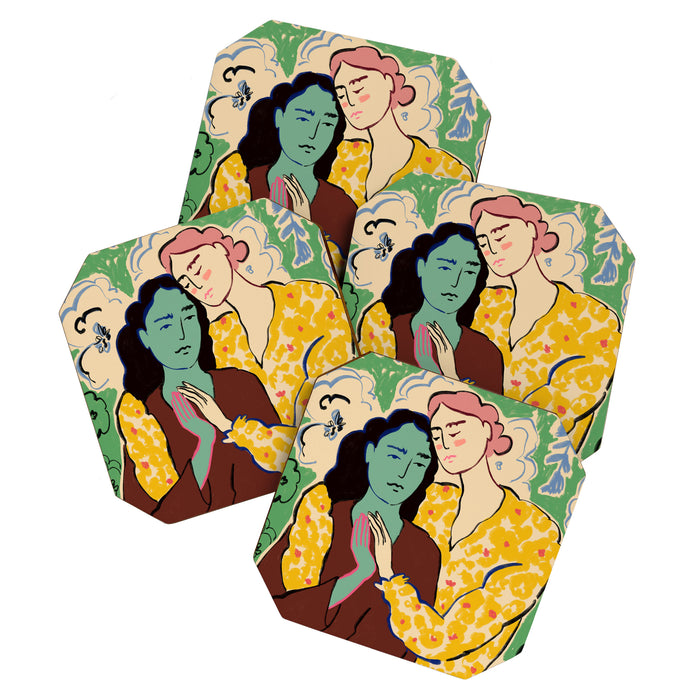 HOLDING HANDS Coaster Gallery Image 1