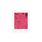 HOLDING HANDS PINK Art Print Gallery Image 1