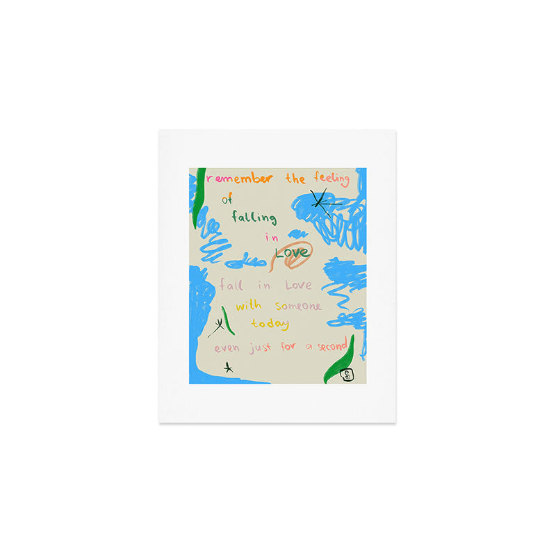 LOVE EXERCIZE Art Print Gallery Image 1