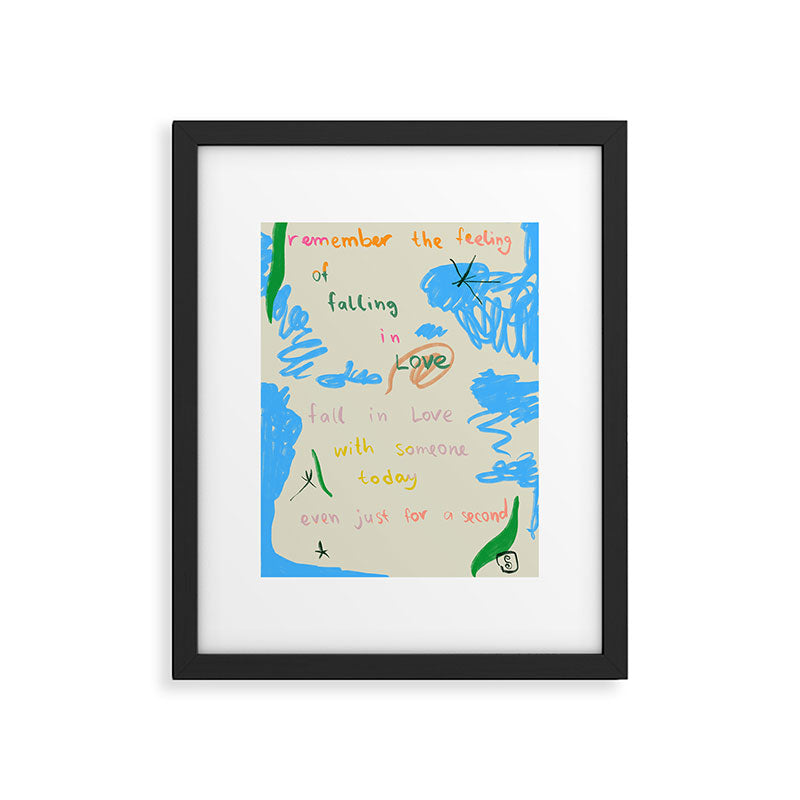 LOVE EXERCIZE Framed Art Print Gallery Image 5