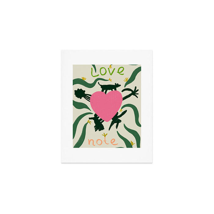LOVE NOTE Art Print Gallery Image 1