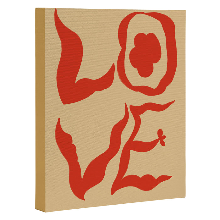 LOVE STATEMENT Canvas Print Gallery Image 1