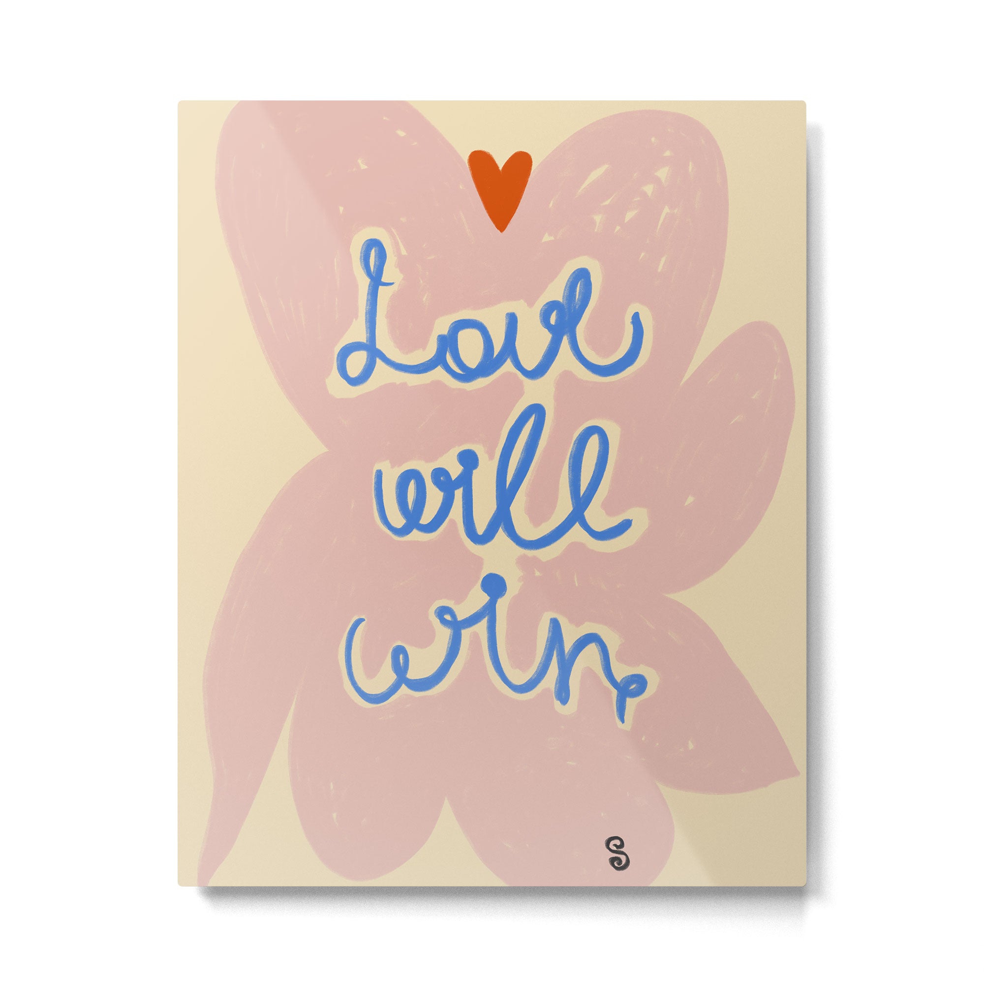 LOVE WILL WIN Metal Print Gallery Image 4